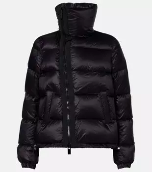 Утеплённая пуховая куртка Sacai, черный
