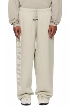 Утеплённые флисовые спортивные брюки Lounge Fear Of God Essentials, серый