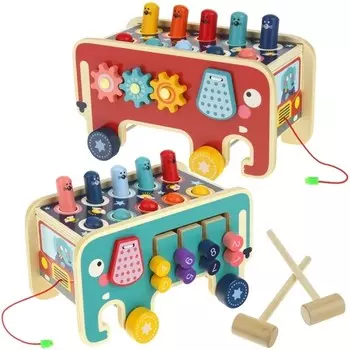 Утес, ловушка для слонов, деревянный пробойник, пестик, молоток. Urwiskowo