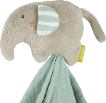 Утешитель слон синий серый Fehn