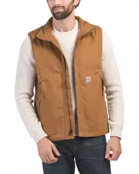 Утиный жилет Carhartt, коричневый