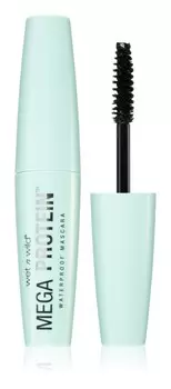 Утолщающая и удлиняющая водостойкая тушь для ресниц Wet n Wild Mega Protein, оттенок Very Black 6 мл