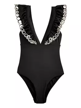 Утягивающий купальник Next Triangle Shaping Swimsuit, черный