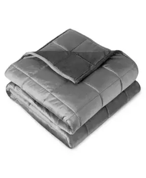 Утяжеленное одеяло, 25 фунтов (80 x 87 дюймов) Bare Home, серый