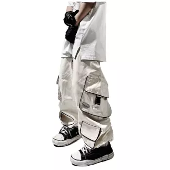 UUCSCCC Мужские брюки-карго, Бежевый