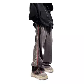 UucsccC Мужские джинсы, темно-серый