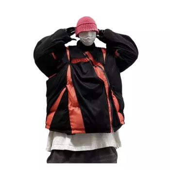 UUCSCCC Стеганая куртка унисекс, Черный