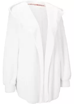 Уютная флисовая куртка Bpc Bonprix Collection, белый