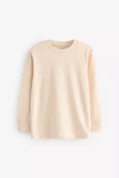 Уютная футболка с длинным рукавом (3 16 лет) Next, белый