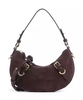 Уютная мини-сумка через плечо Enya из матовой кожи Les Visionnaires, фиолетовый