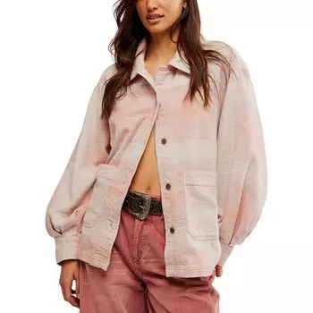 Уютная рубашка Free People, цвет berry combo