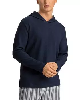 Уютная толстовка с капюшоном Hanro, синий