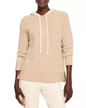 Уютная толстовка с капюшоном NIC+ZOE, коричневый/бежевый