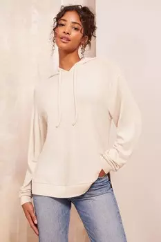 Уютная толстовка с капюшоном с длинным рукавом Friends Like These, бежевый