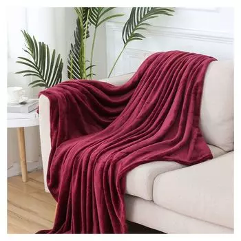 Уютное коралловое фланелевое одеяло с энергоэффективным контролем температуры, однотонное, максимально комфортное, кофейное, одеяло Stuttg, мультиколор