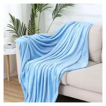 Уютное коралловое фланелевое одеяло с энергоэффективным контролем температуры, сплошное цветное одеяло максимального комфорта, розовое A Stuttg, мультиколор