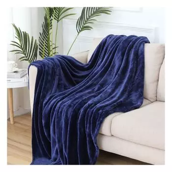 Уютное коралловое фланелевое одеяло с энергоэффективным контролем температуры, однотонное одеяло с максимальным комфортом, винно-красное A Stuttg, мультиколор