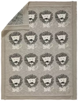 Уютное одеяло Avelia, 80x100 см, натуральный/черный