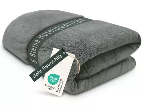 Уютное одеяло Zollner, 150x200 см, серо-коричневый