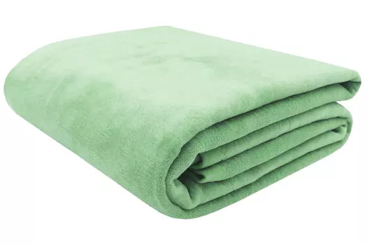Уютное одеяло Zollner, 220x240 см, светло-зеленый