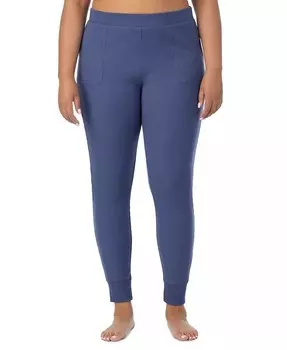 Уютные эластичные термолеггинсы больших размеров Cuddl Duds, синий