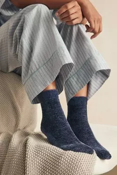 Уютные бархатные носки 2 пары Next, красный