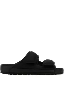 Уютные двухлямочные шлепанцы Birkenstock, черный