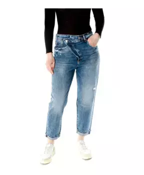 Уютные джинсы свободного кроя со средней посадкой Le Temps Des Cerises, синий