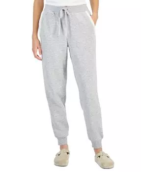 Уютные джоггеры на подкладке из шерпы с завязками на талии Crave Fame, серый