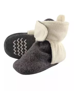 Уютные флисовые пинетки для мальчиков и девочек Hudson Baby, белый