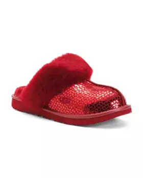 Уютные гелевые тапочки с сердечками (Little Kid, Big Kid) Ugg, красный