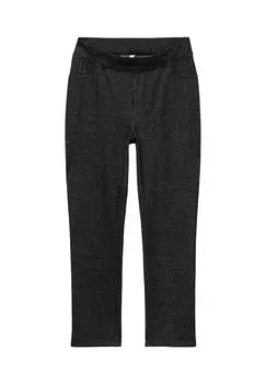Уютные, крапчатые леггинсы из мягкого, слегка согревающего меланжа sheego, черный