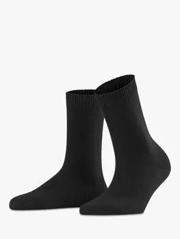 Уютные носки до щиколотки из смеси шерсти и кашемира FALKE, черный