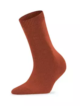 Уютные шерстяные носки Falke, цвет terra
