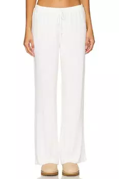Уютные широкие брюки Eberjey, белый