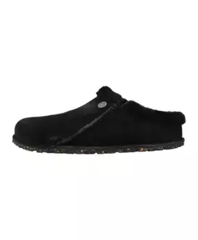 Уютные тапочки из ши премиум класса Birkenstock, черный