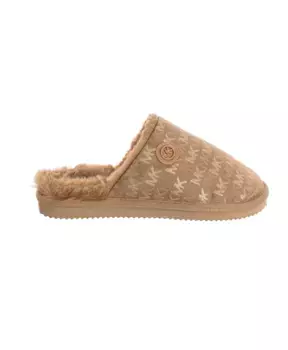 Уютные тапочки с закрытым носком Michael Kors, коричневый