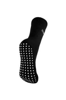 Уютные термотапочки-носки с нескользящими захватами THMO, черный