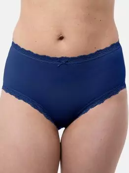 Уютные трусы на талии, упаковка из 6 шт. Nina Von C., синий