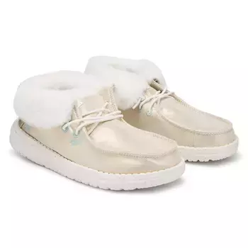 Уютные туфли-слипоны Wendy для маленьких/больших детей Heydude, золотой