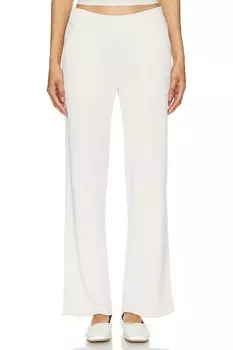 Уютные ультралегкие брюки с широкими штанинами и подвернутым краем Barefoot Dreams, цвет sand dune