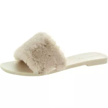 Уютные женские сандалии из искусственного меха Everette Jelly Circus by Sam Edelman, бежевый