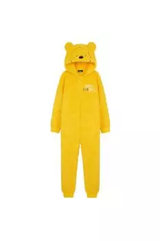 Уютный флисовый комбинезон Winnie The Pooh Disney, желтый