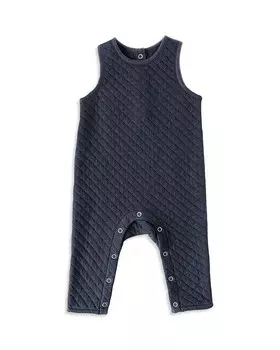 Уютный хлопковый стеганый комбинезон унисекс Pehr - для малышей, белый