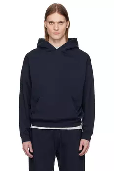 Уютный худи из флиса Relaxed Skims, синий