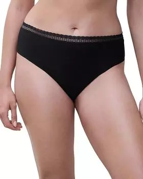Уютный шикарный бикини Chantelle, черный