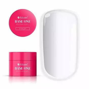 UV Base One Violet Nail Builder Gel 100 г Silcare
