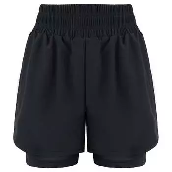 Увеличение размера женских шорт Gymshark, черный