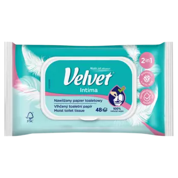 Увлажненная бумага, 48 шт./1 упаковка. Velvet Intima