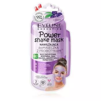Увлажняющая биомаска с пробиотиками 8в1 10мл Eveline Cosmetics Power Shake